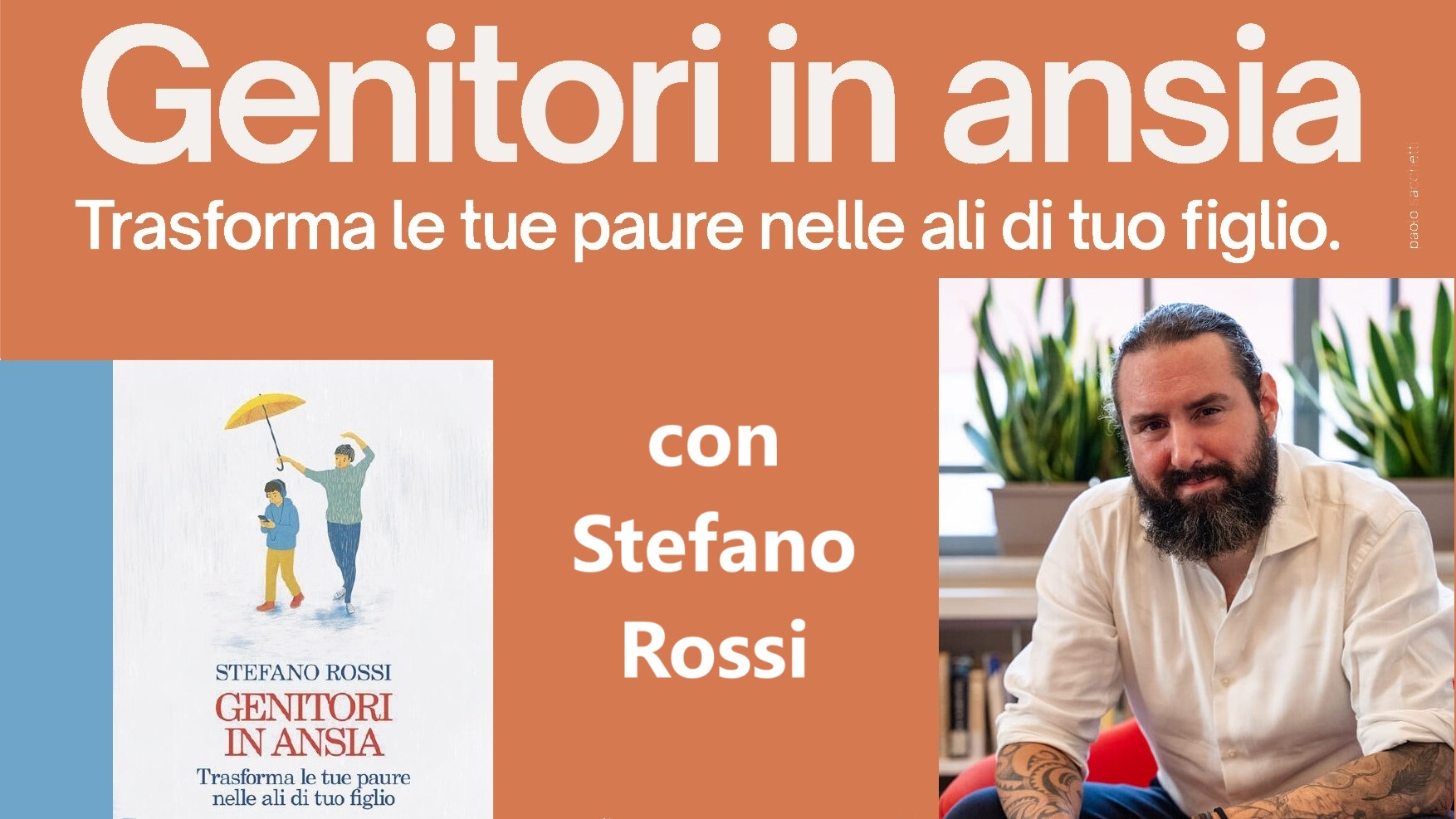 Stefano Rossi libro e primo piano